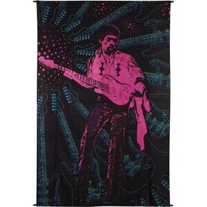 Jimi Hendrix - 3D Tapestry Wall Hanging with FREE 3D Glasses